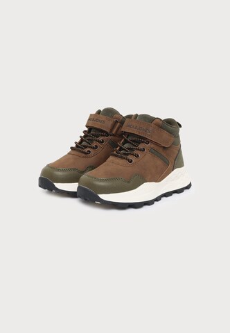 Cizme 'JFWTREK' de la Jack & Jones Junior pe verde