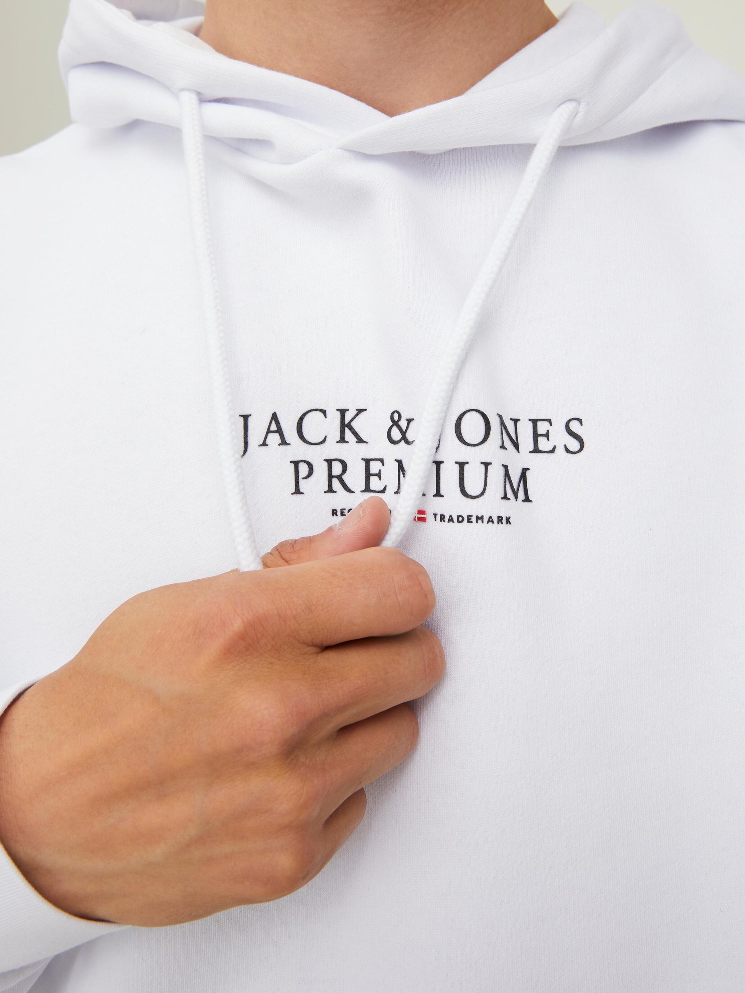 Jack and fashion jones white hoodie