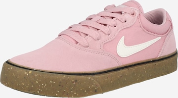 Sneaker bassa 'Chron 2' di Nike SB in rosa: frontale
