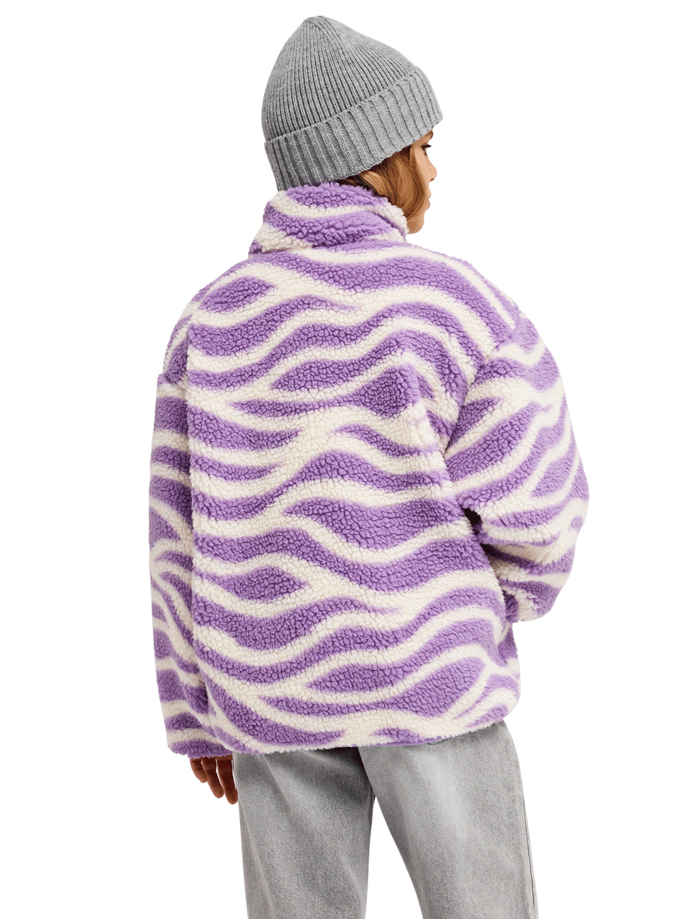 ROXY Fleece Jacket in Purple