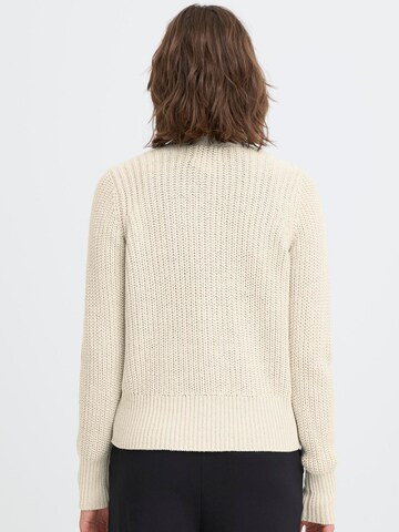 Oxmo Gebreid vest ' OXFKANNA ' in Beige