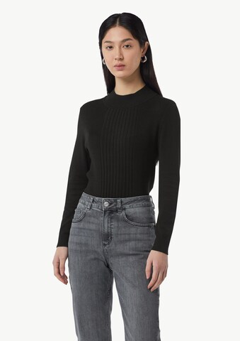comma casual identity Sweater in Black: front