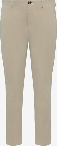 Regular Pantalon à plis Boggi Milano en beige : devant