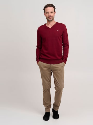 Pull-over 'FQFynjard' FQ1924 en rouge : devant