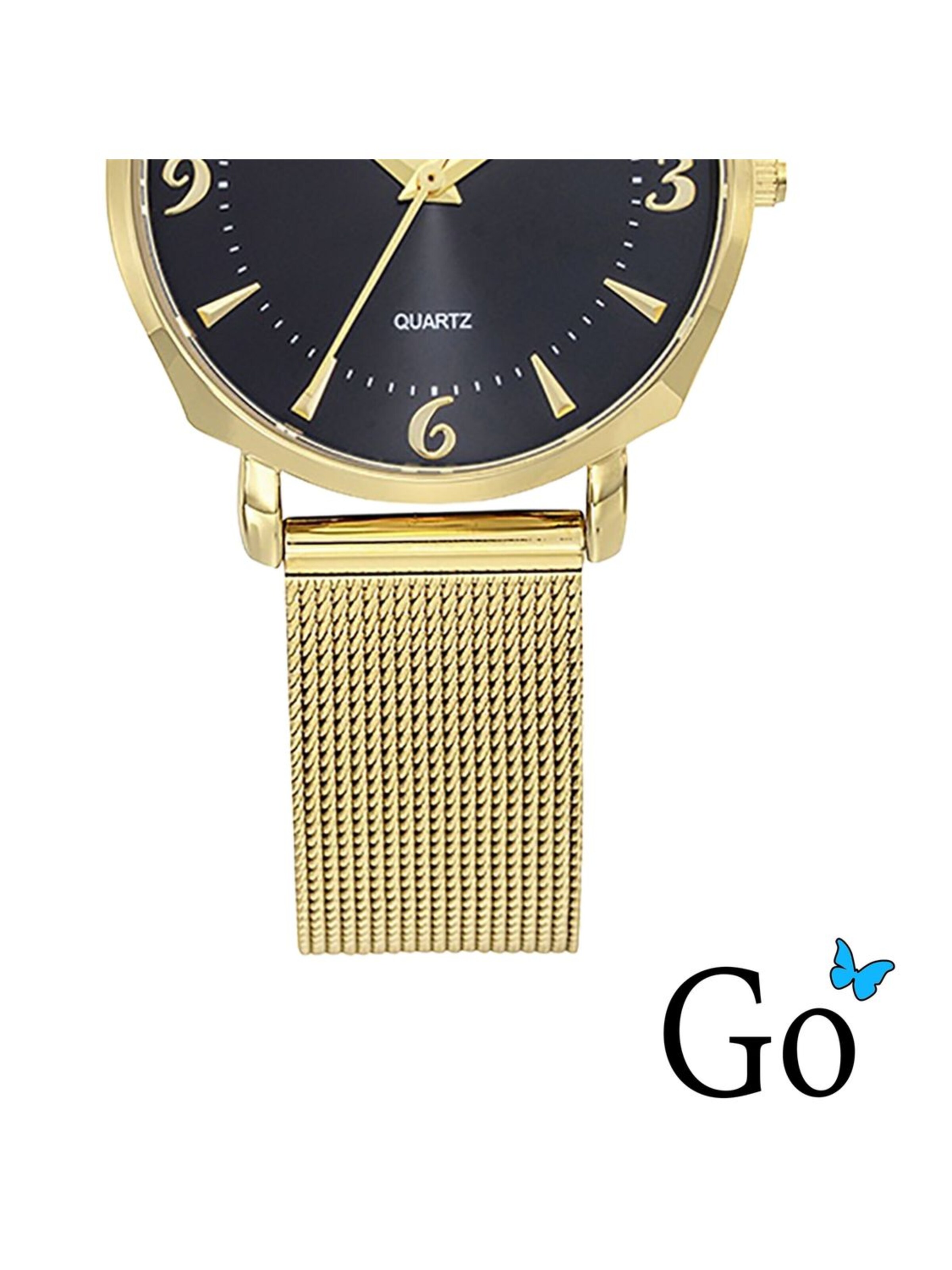 GO GirlOnly - Reloj analógico en oro