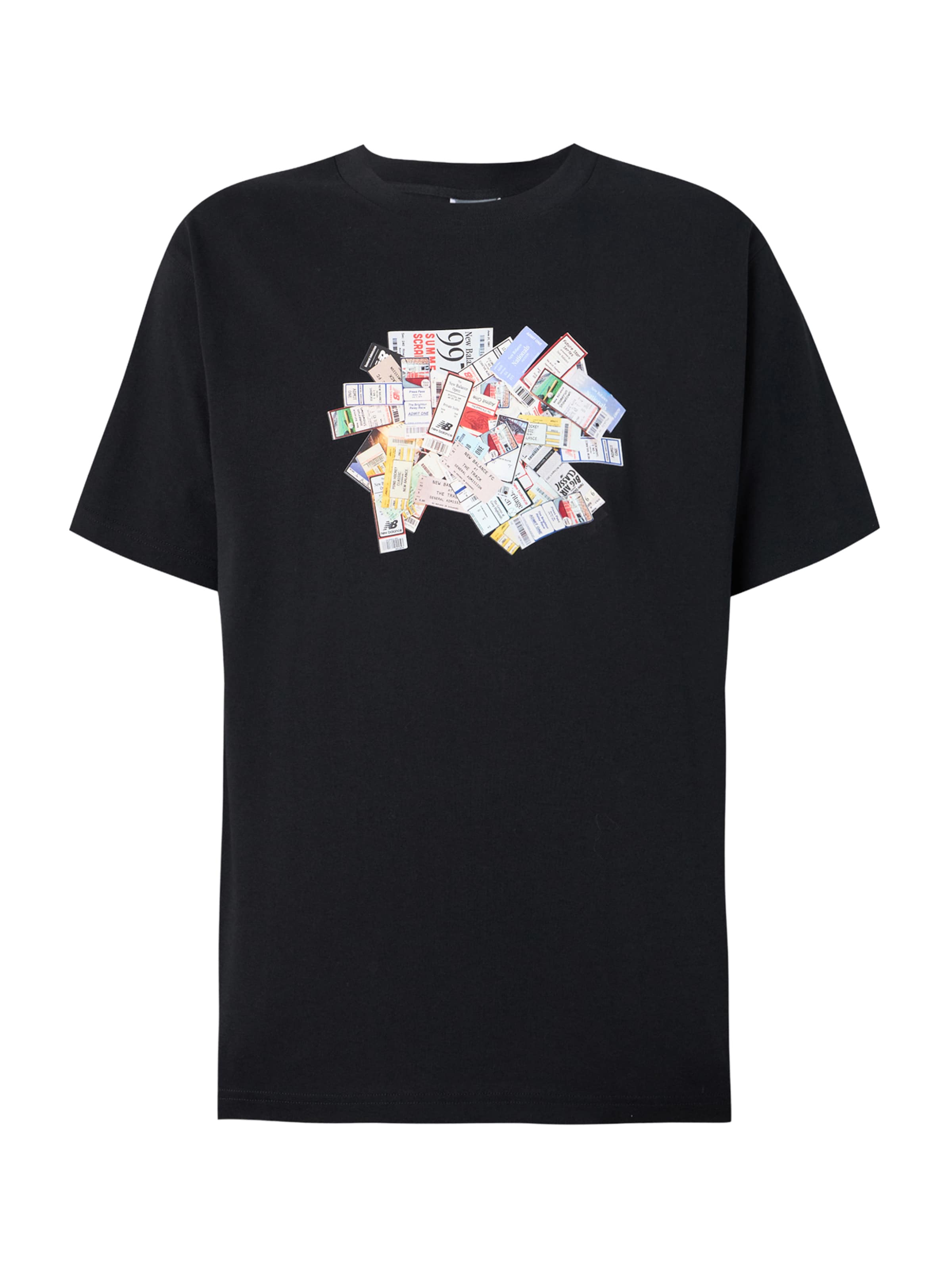 Maglia funzionale 'Athletics Ticket' new balance di colore verde / rosso / nero / bianco, Visualizzazione prodotti