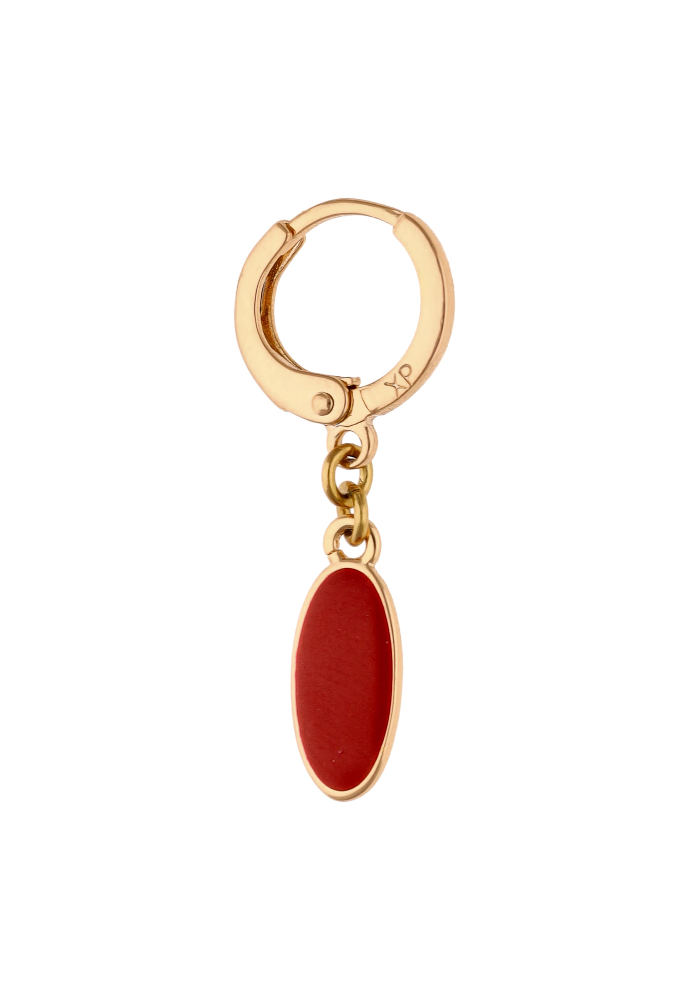 Boucles d'oreilles IZIA en rouge