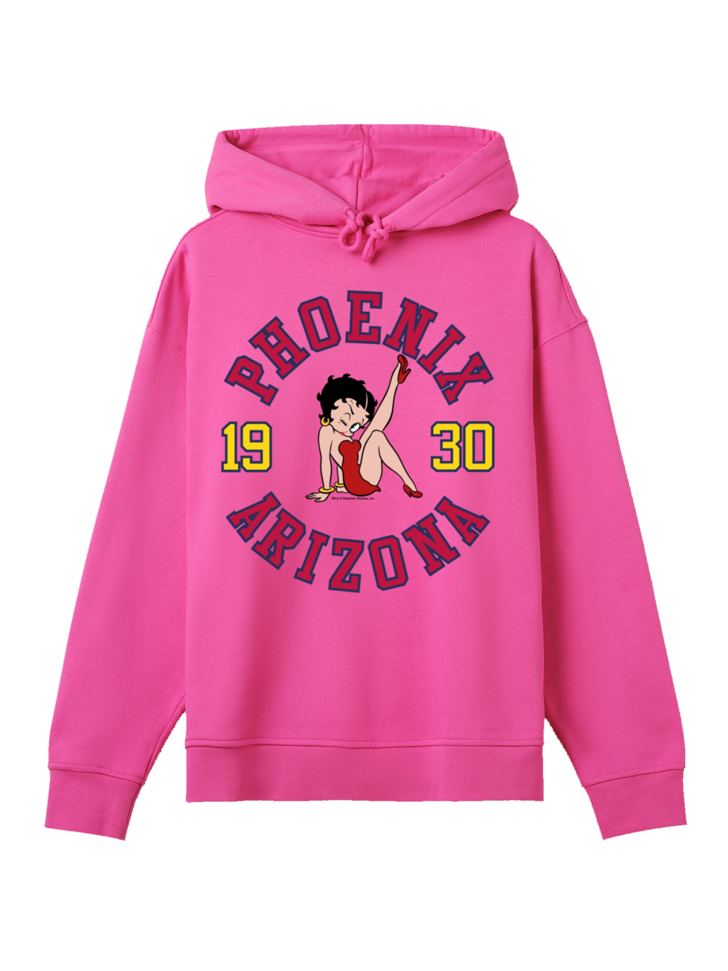 F4NT4STIC Sweatshirt 'Betty Boop Phoenix Arizona 1930' in Pink: front