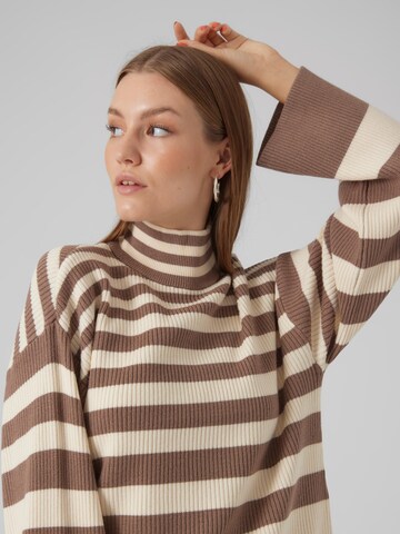 VERO MODA Sweater 'HERMOSA' in Brown