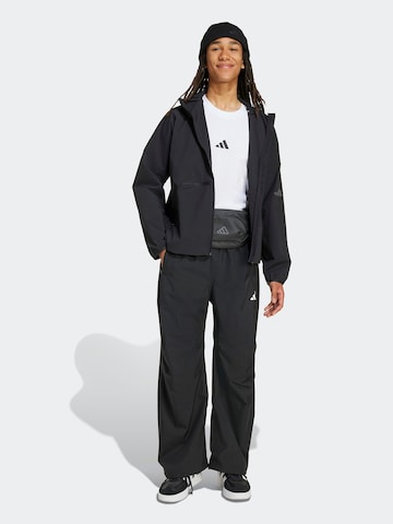 ADIDAS SPORTSWEARSportska jakna 'MYSHELTER' - crna boja: prednji dio