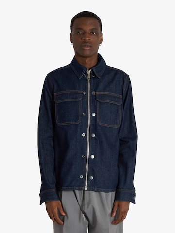Coupe regular Chemise Yes London en bleu : devant