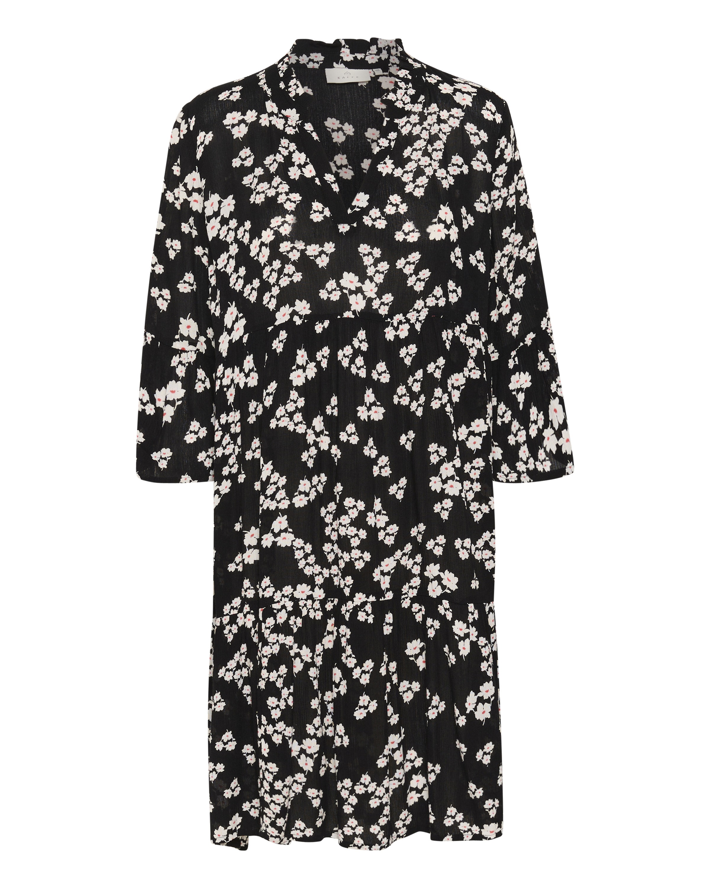 Kaffe Kjole 'Hera Amber' i sort: forside