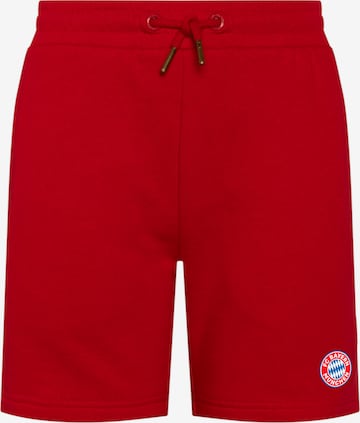 FC BAYERN MÜNCHEN Pants 'Essential' in Red: front
