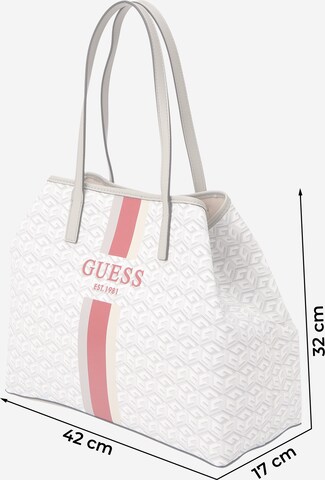 GUESS "Чанта тип ""Shopper""" в бяло