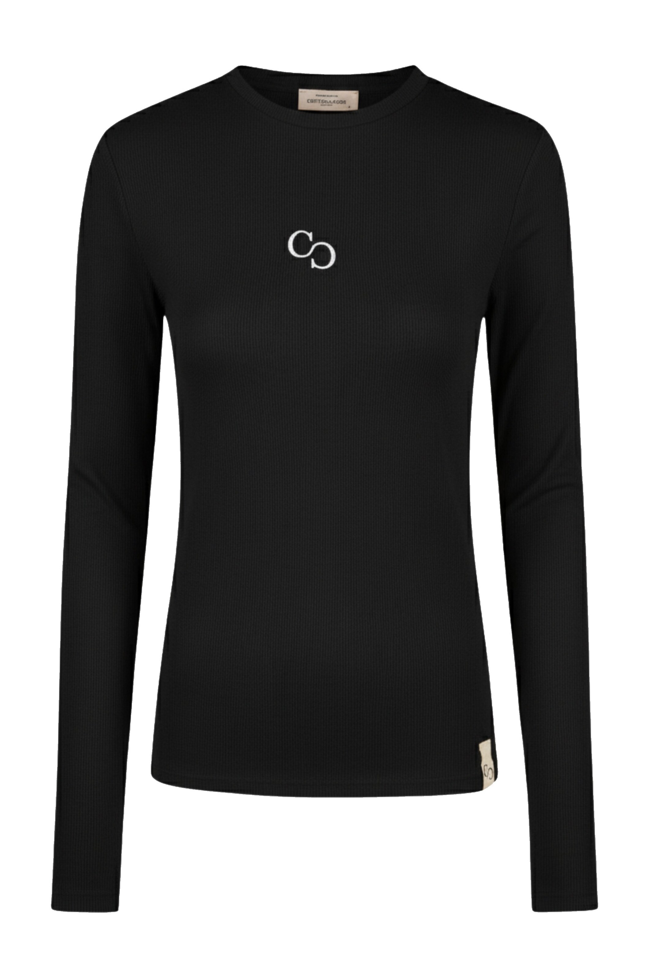 Cotton Candy Shirt in Black: front