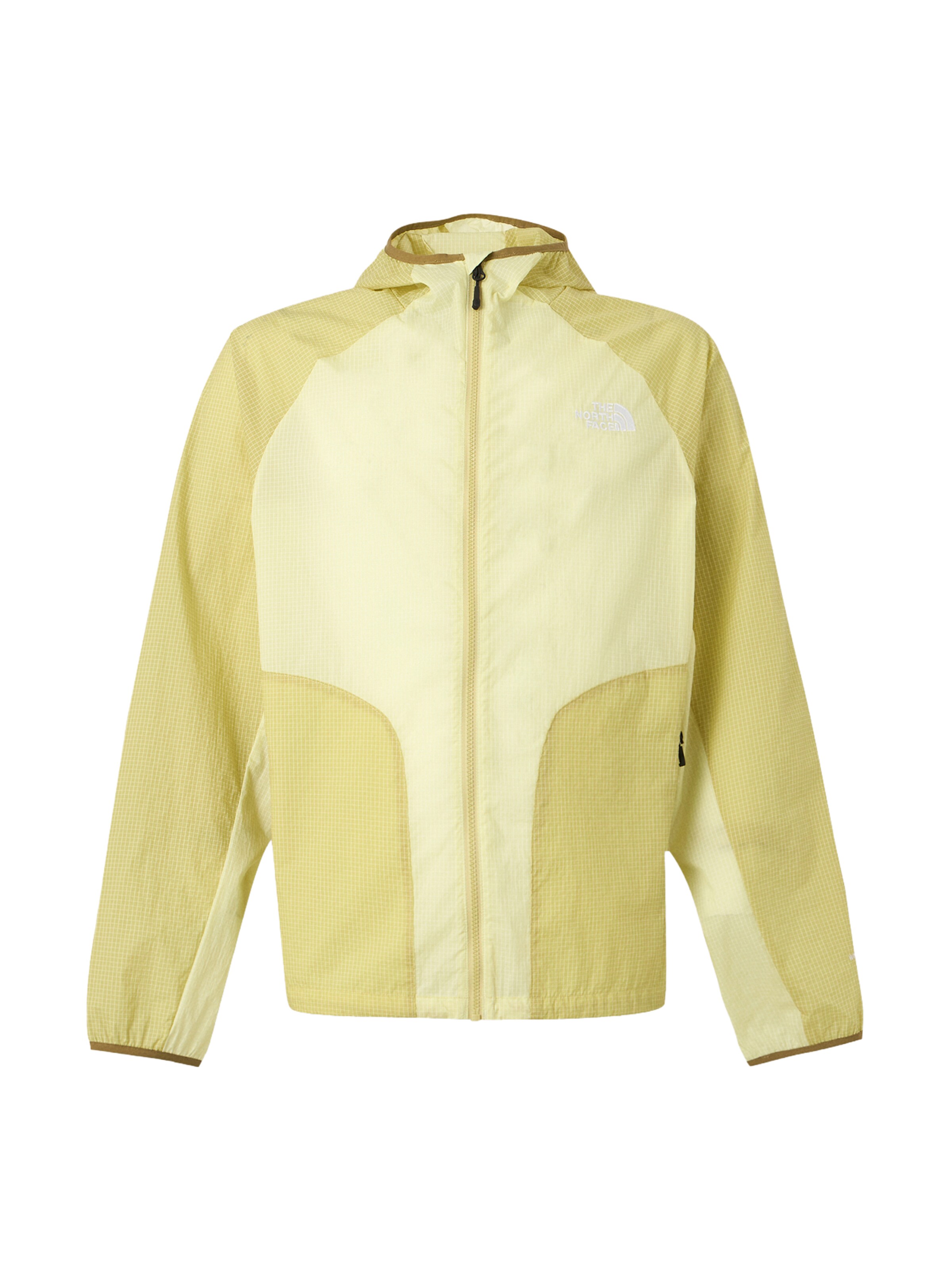 THE NORTH FACE Преходно яке в жълто: отпред