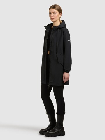 Manteau mi-saison 'Ameti' khujo en noir