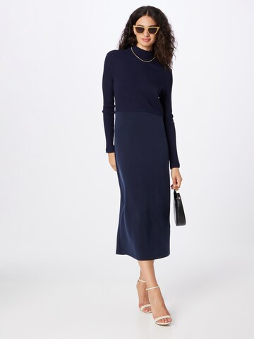 Rich & Royal Knitted dress in Blue