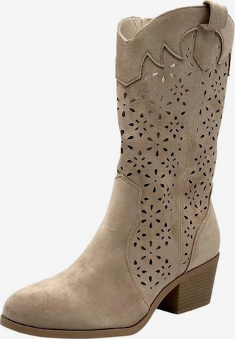 Nowaland Ankle Boots in Grün: Vorderseite