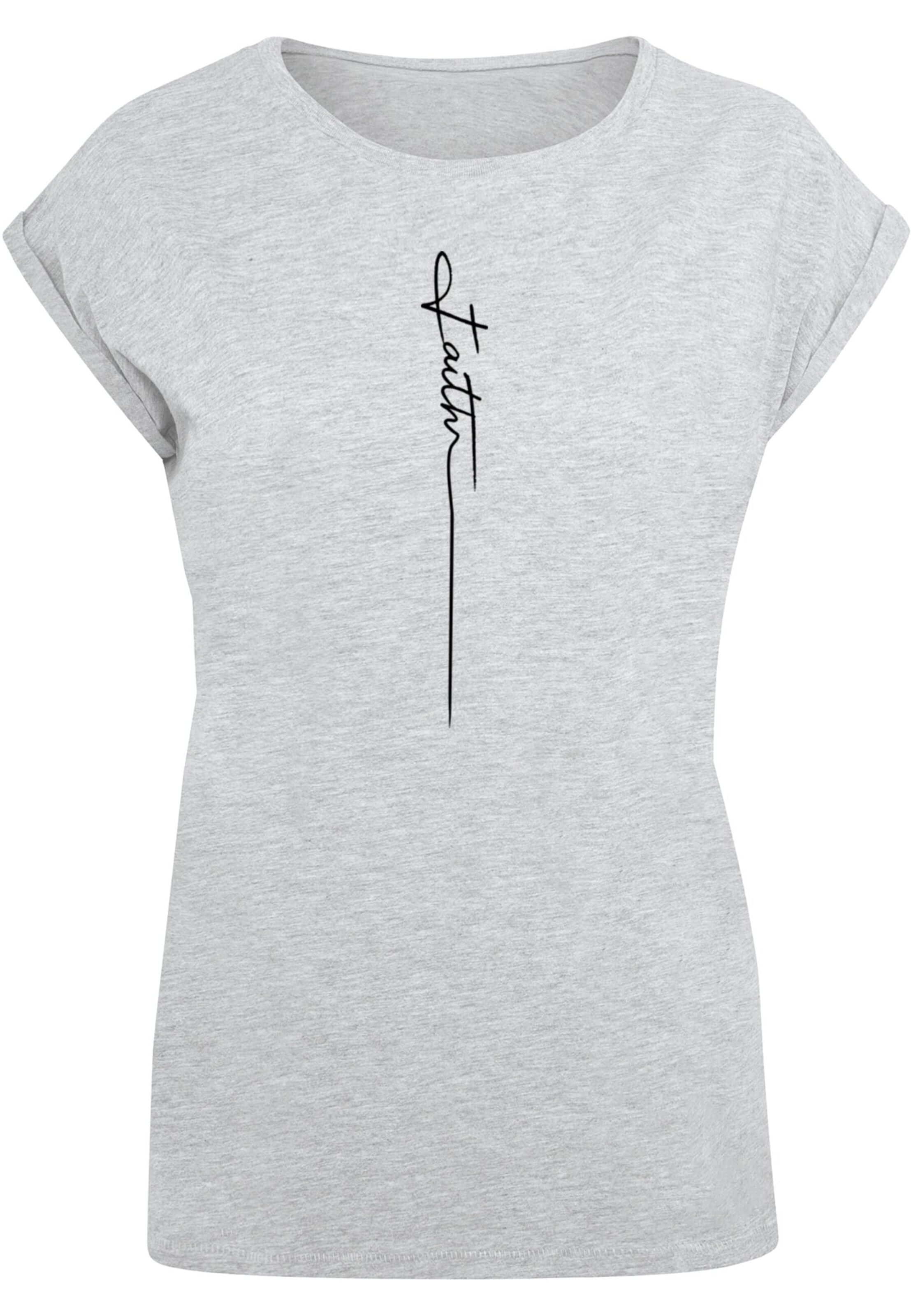 T-shirt 'Faith' Merchcode en gris : devant
