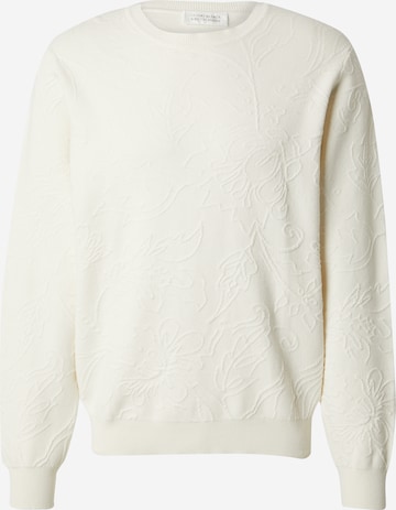 Guido Maria Kretschmer Men Sweatshirt 'Francesco' i hvit: forside