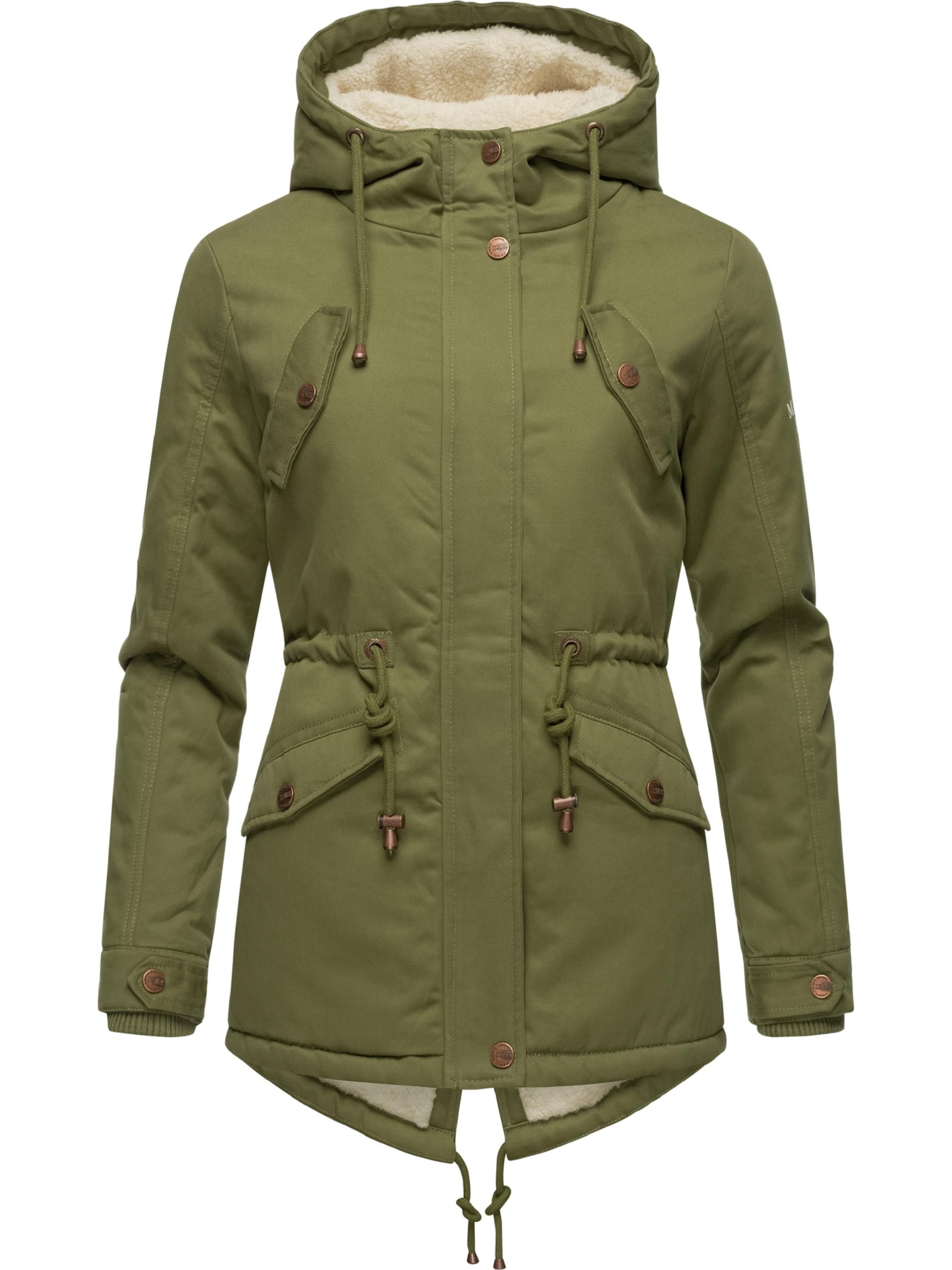 MARIKOO Vinterparkas 'Manolya' i grön