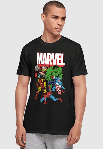 ABSOLUTE CULT T-Shirt 'Avengers - Marvel Comics' in Schwarz: Vorderseite