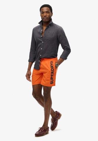 Superdry Zwemshorts in Oranje