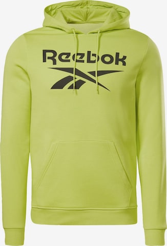 Sweat de sport 'Identity' Reebok en jaune : devant