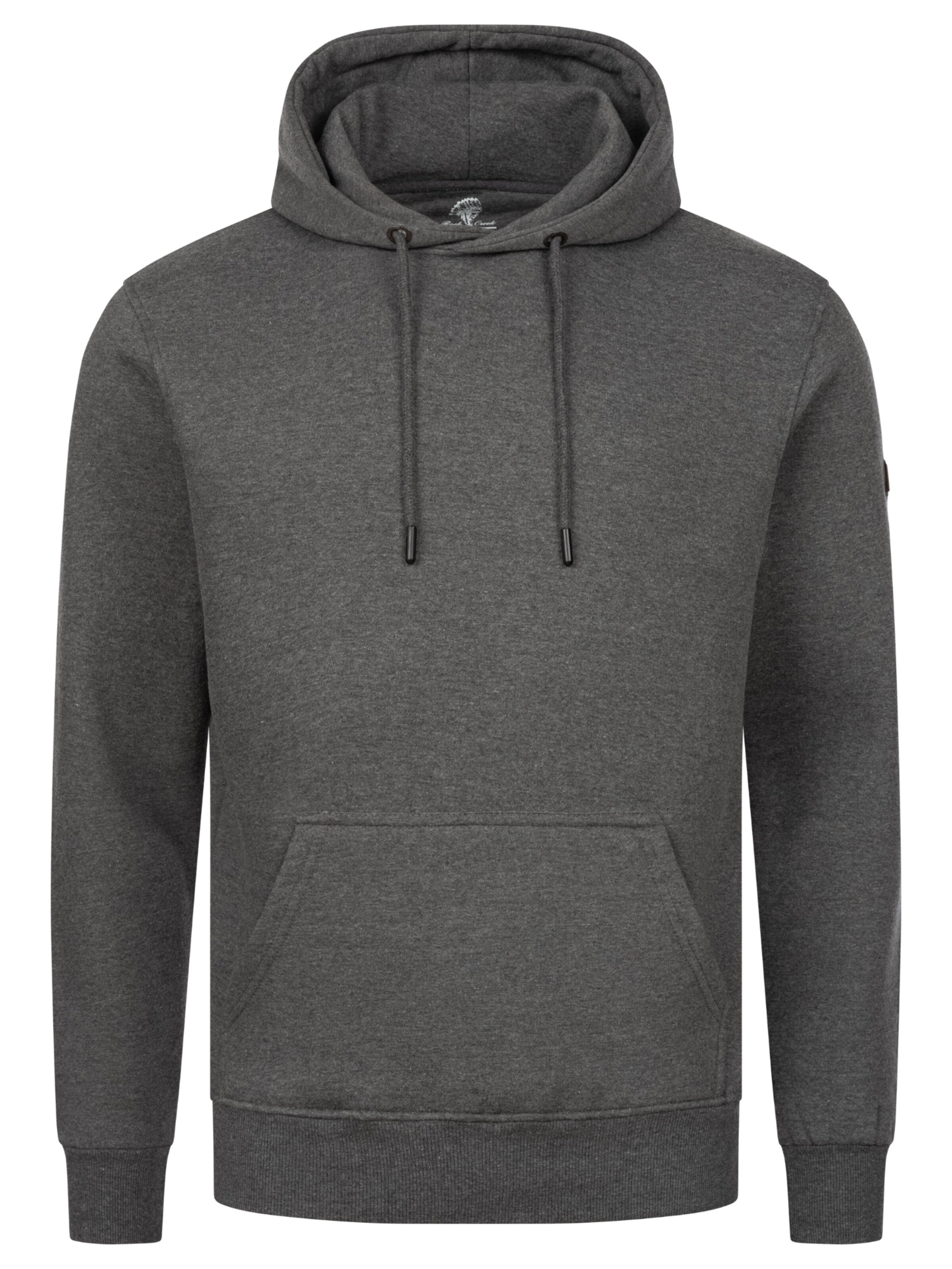 Rock Creek Sweatshirt in Grau: Vorderseite