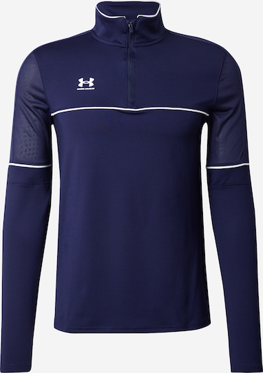 UNDER ARMOUR Tehnička sportska majica 'Challenger' u mornarsko plava / bijela, Pregled proizvoda
