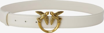 PINKO Riem 'ALTA LOVE BIRDS IN PELLE' in Beige: voorkant