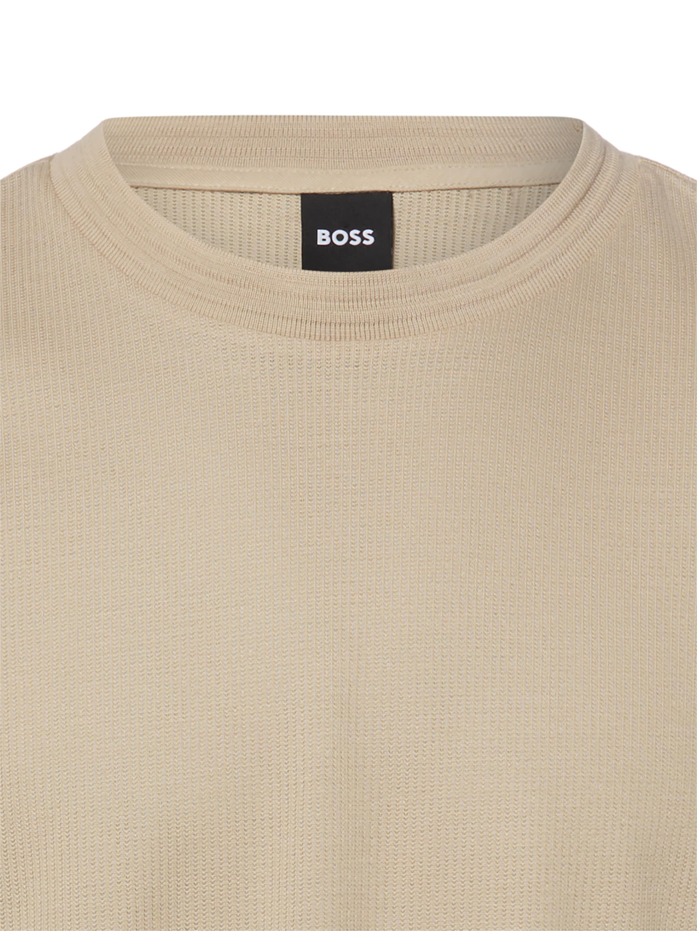 T-Shirt 'Thompson' BOSS en beige