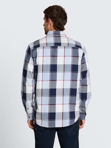 Coupe regular Chemise TOM TAILOR en bleu