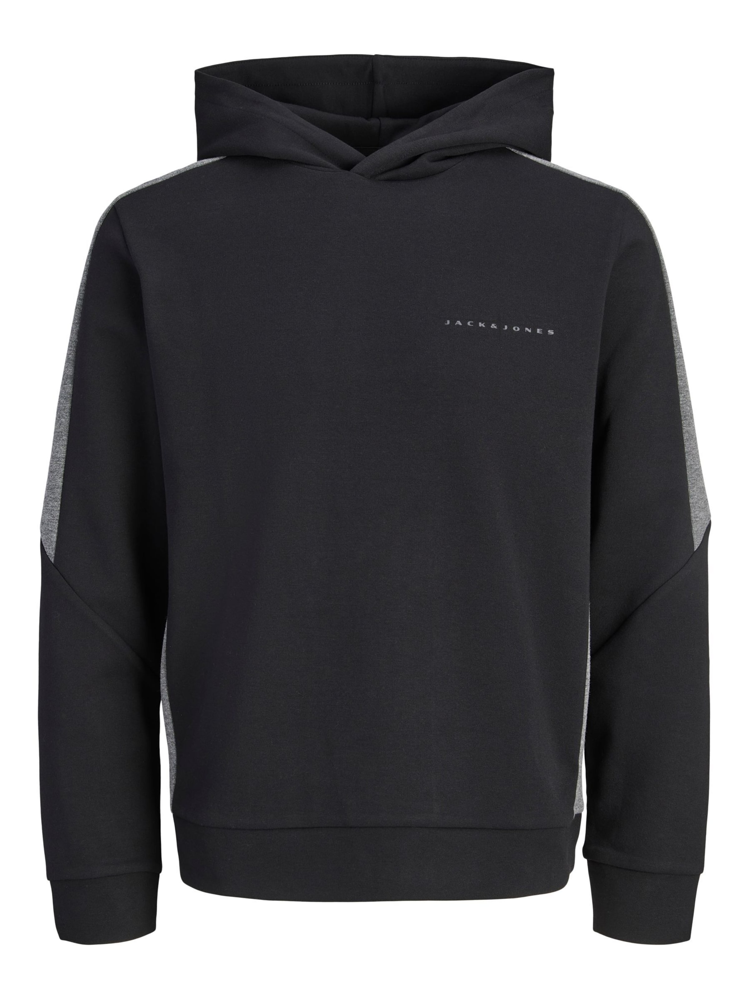 JACK & JONES - Sudadera en negro: frente