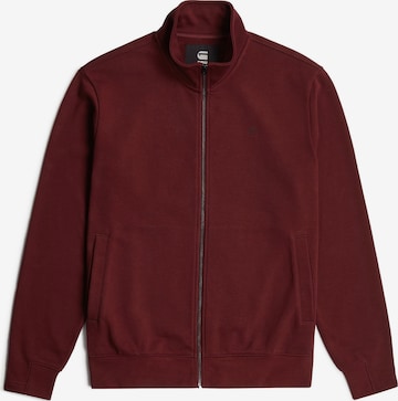 G-STAR Sweatvest 'Nifous' in Rood: voorkant