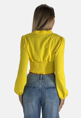 Elara Bluse i gul