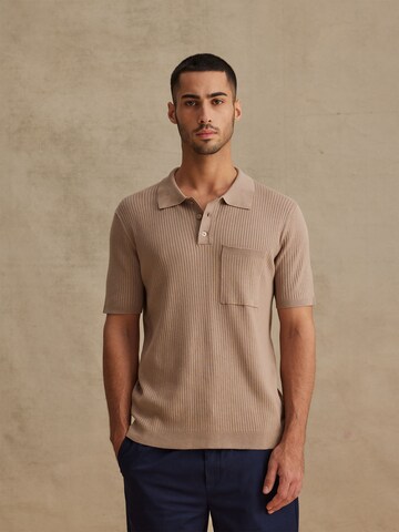 DAN FOX APPAREL Poloshirt 'Nils' in Grau: predná strana