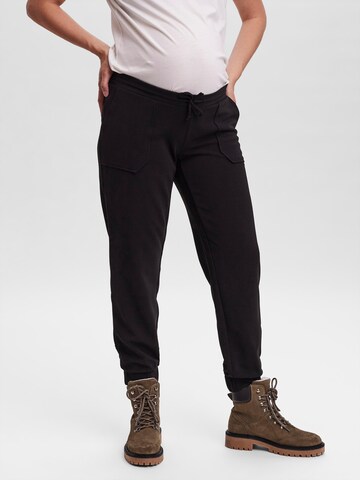 Vero Moda Maternity Tapered Pants 'Dagny' in Black: front