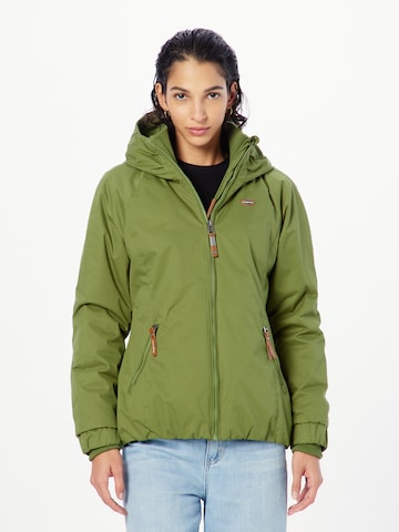 Ragwear Between-Season Jacket 'DIZZIE' in Green: front