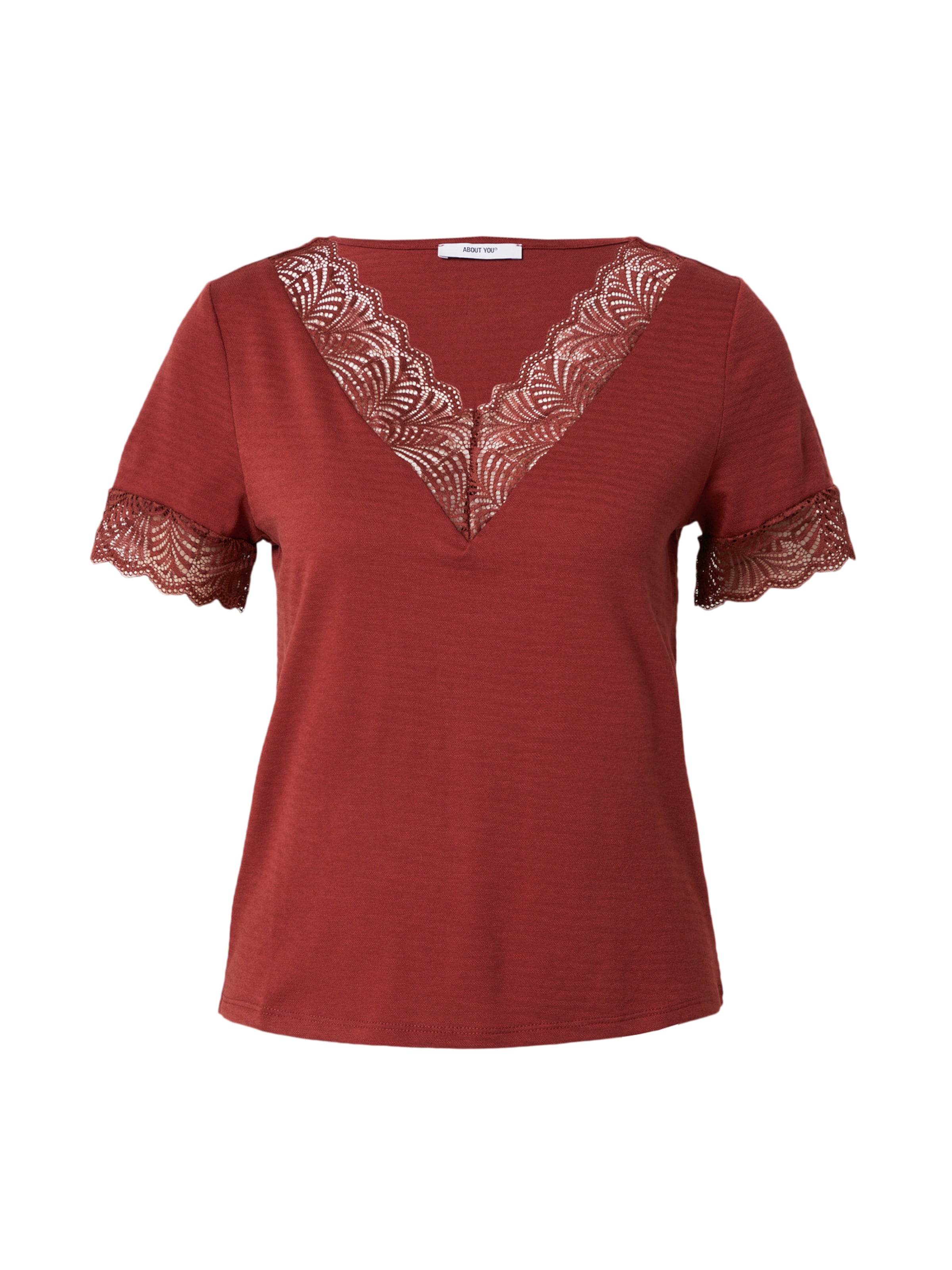 ABOUT YOU Футболка 'Lene' в Коричневый: спереди