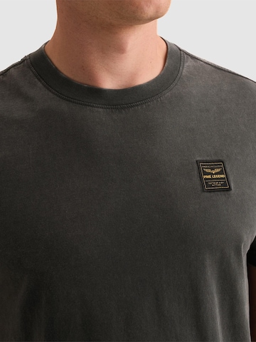 T-Shirt 'T-shirt in 100% cotton with garment-dye wash' PME Legend en gris