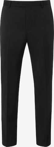 Thomas Goodwin Slim fit Pleated Pants '3938-3379' in Black: front