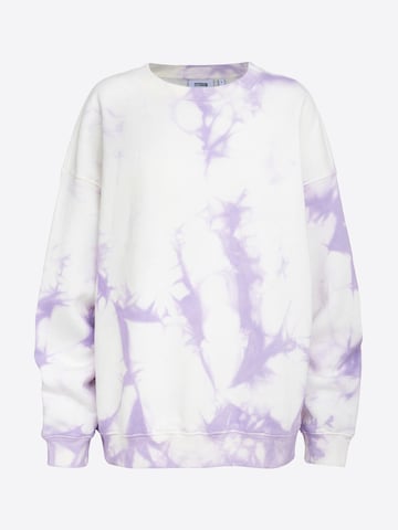 ABOUT YOU x VIAM Studio Sweatshirt 'SELENA' in Purple: front