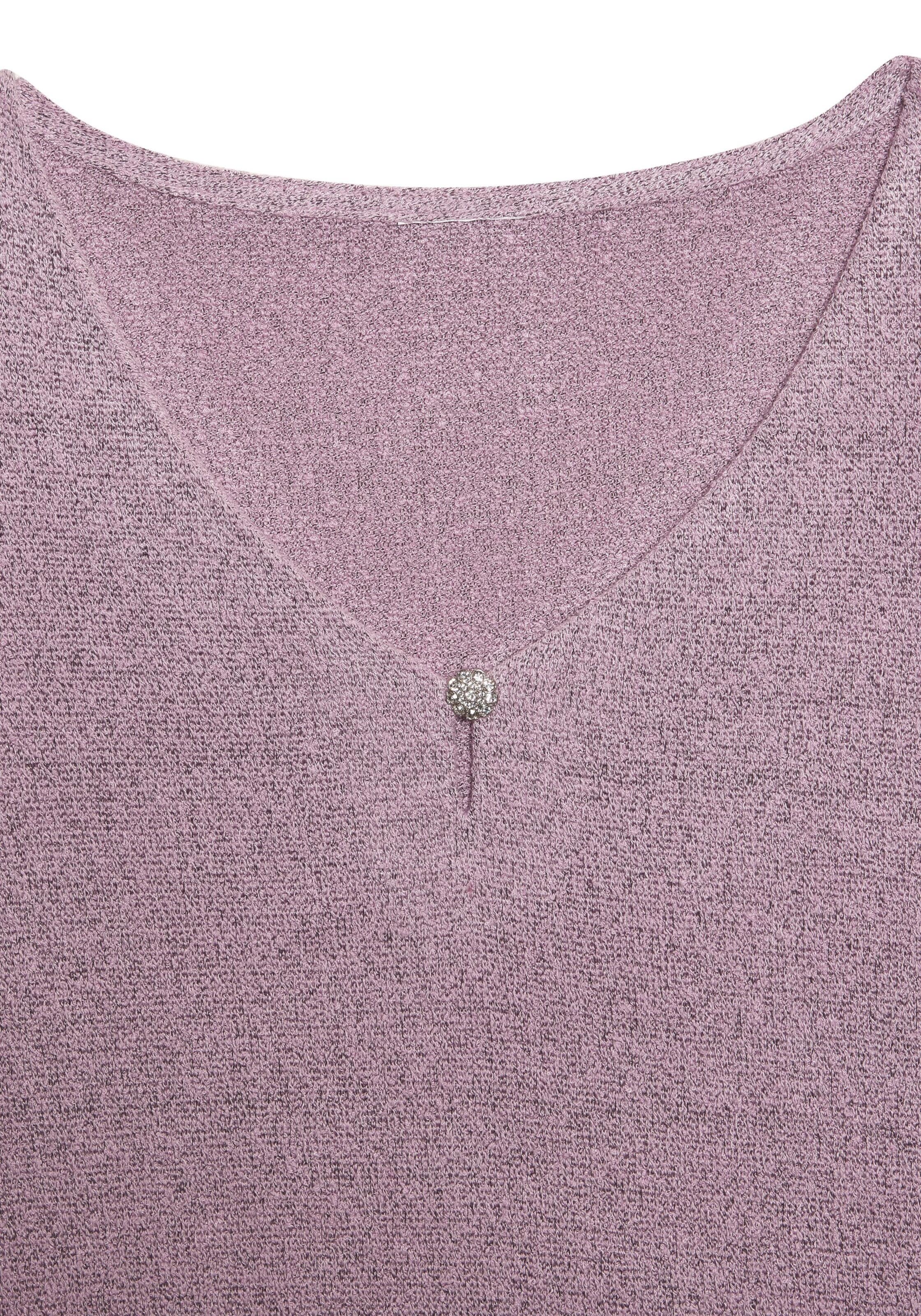 LASCANA Пуловер в лилав