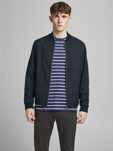 Veste mi-saison 'HENRI' JACK & JONES en bleu : devant