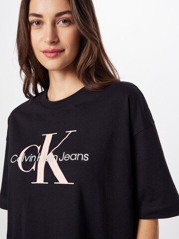 Calvin Klein Jeans Koszulka oversize w kolorze czarny
