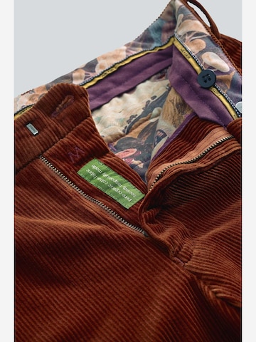 Regular Pantalon chino Meyer Hosen en marron