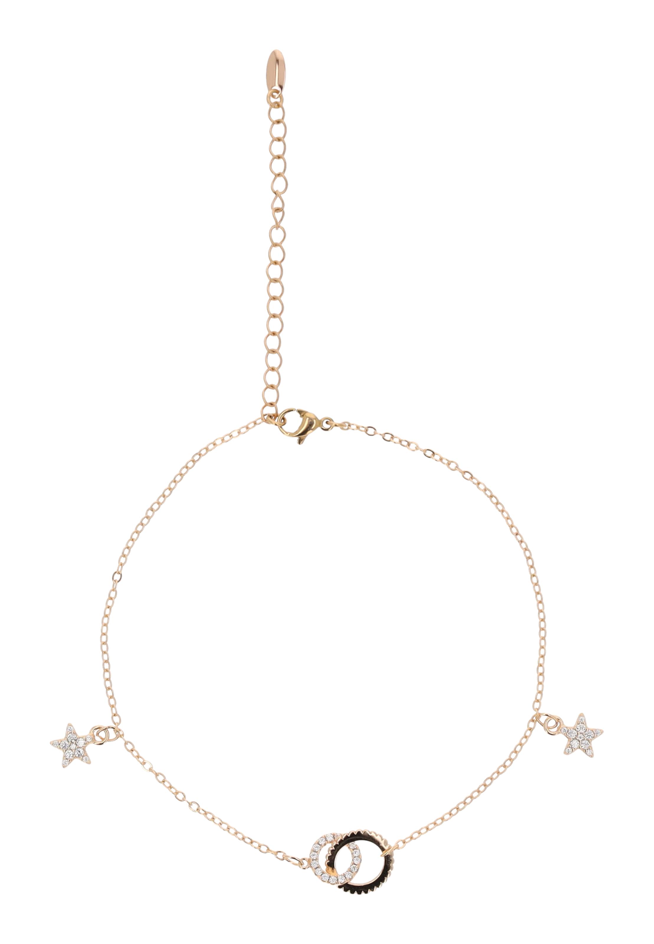 faina - Bijuteria de pé em ouro: frente