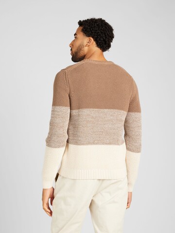 JOOP! Jeans Sweater 'Arvino' in Brown